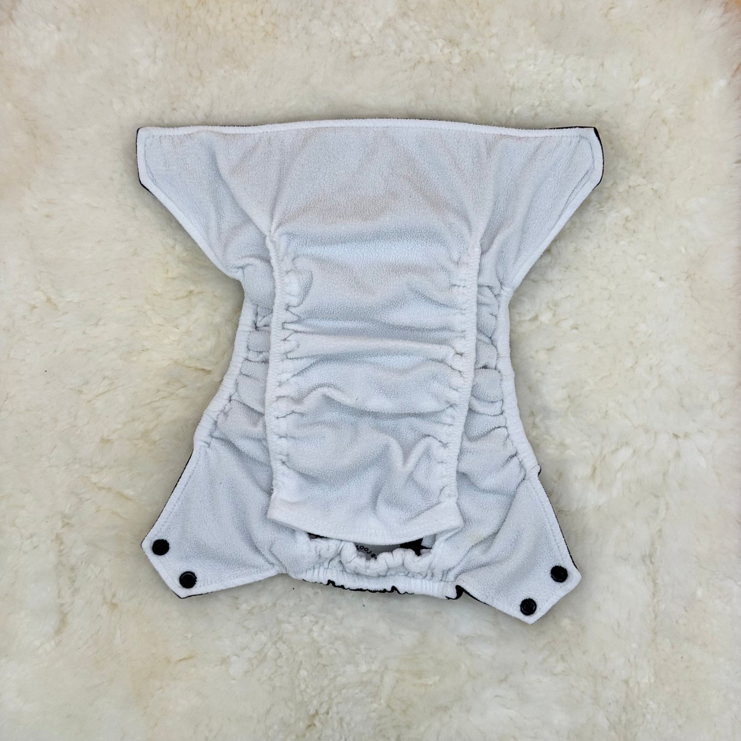 Rumparooz Solid Black Pocket Diaper