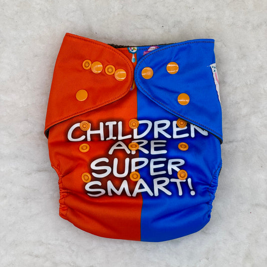 Little Miss Ellie & Company Blippi Children Are Super Smart Pocket Diaper