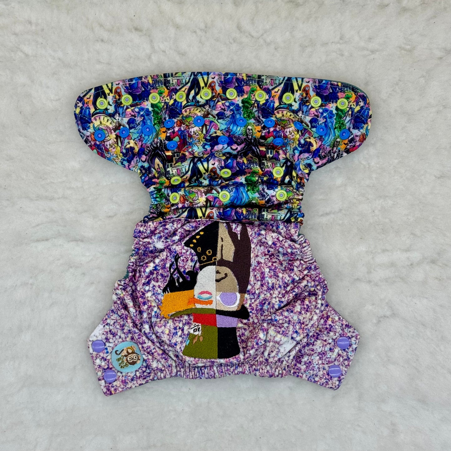 Baby Got Cloth Johnny Depp Mashup Movie Characters Diaper Cover