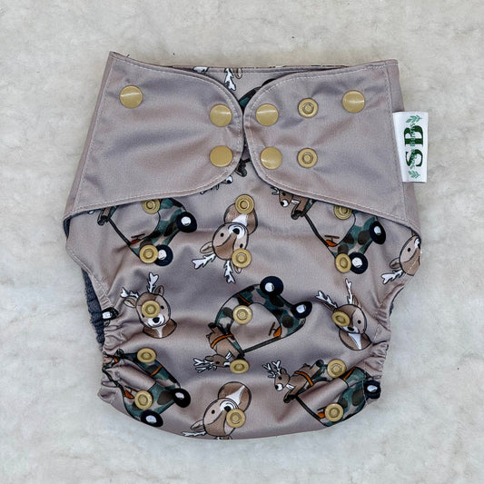 Suga Bums Daddy’s Hunting Buddy AWJ Pocket Diaper