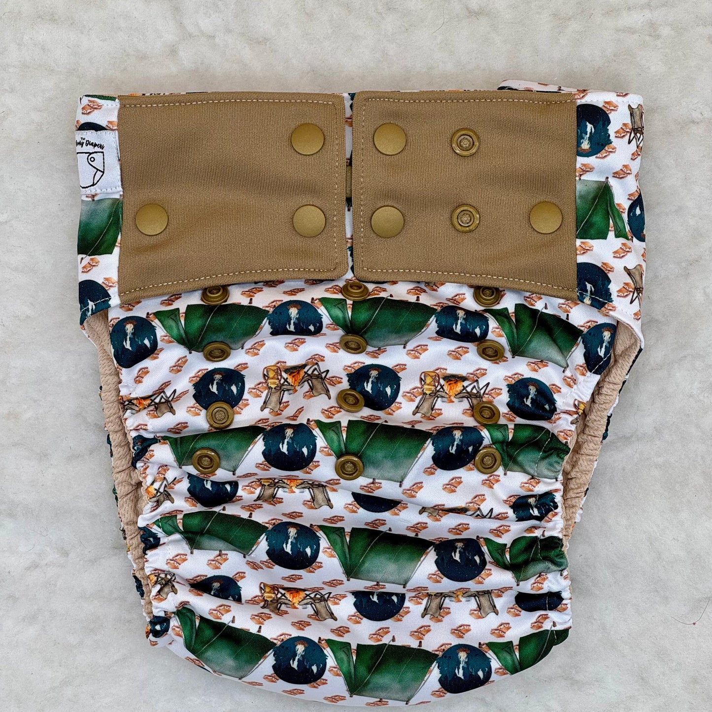 La La Booty Camping XL AWJ Pocket Diaper - New