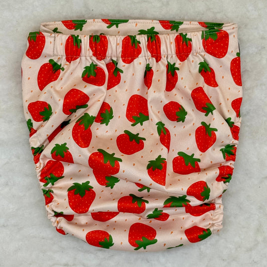 La La Booty Strawberry XL AWJ Pocket Diaper - New