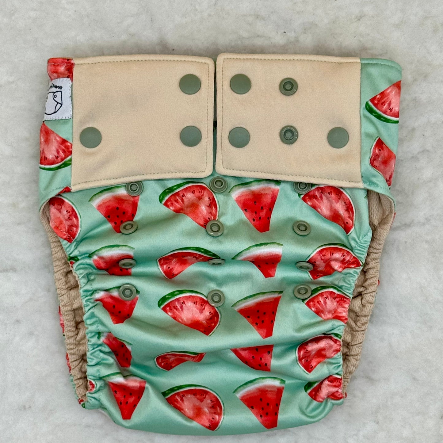La La Booty Melon XL AWJ Pocket Diaper - New