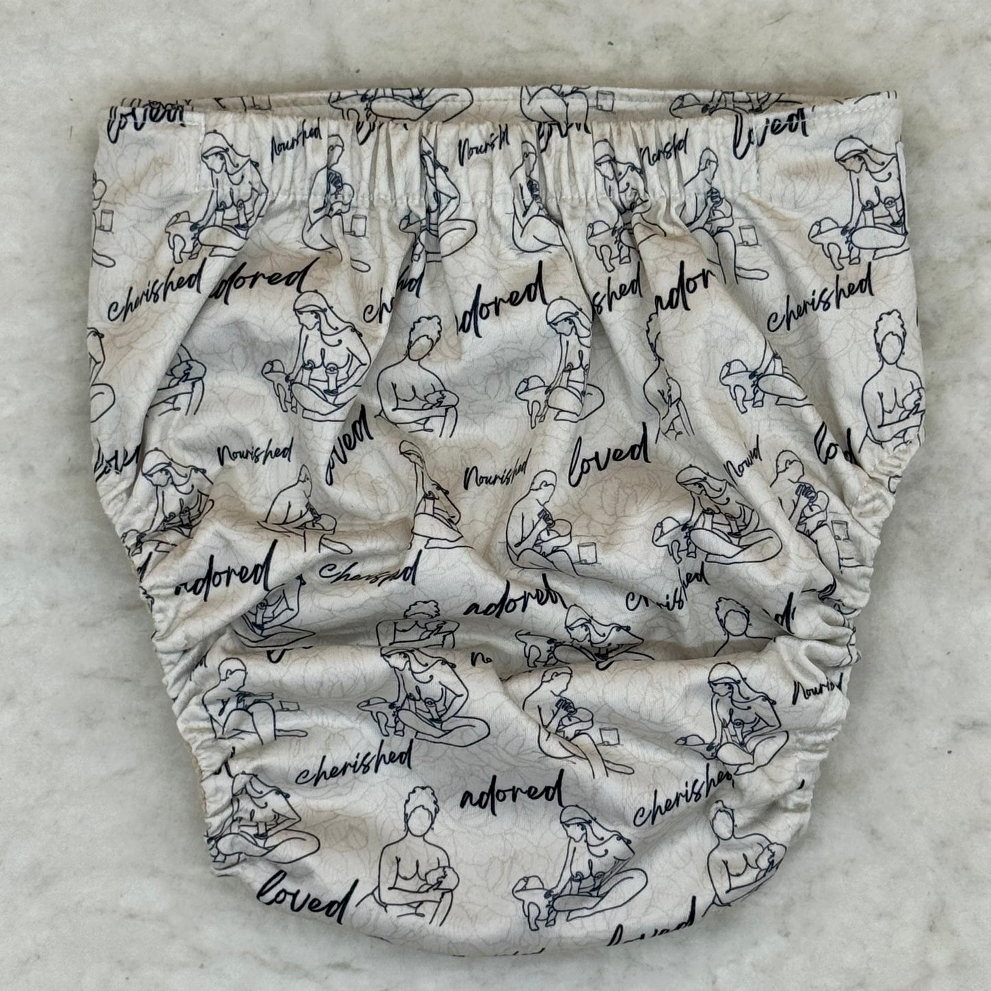 La La Booty Nourished XL AWJ Pocket Diaper - New