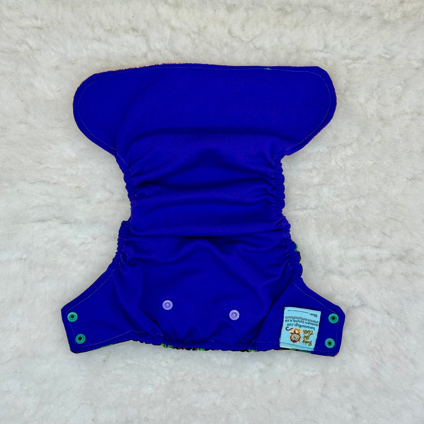 Baby Got Cloth Baby Dinosaur Embroidered AWJ Diaper Cover