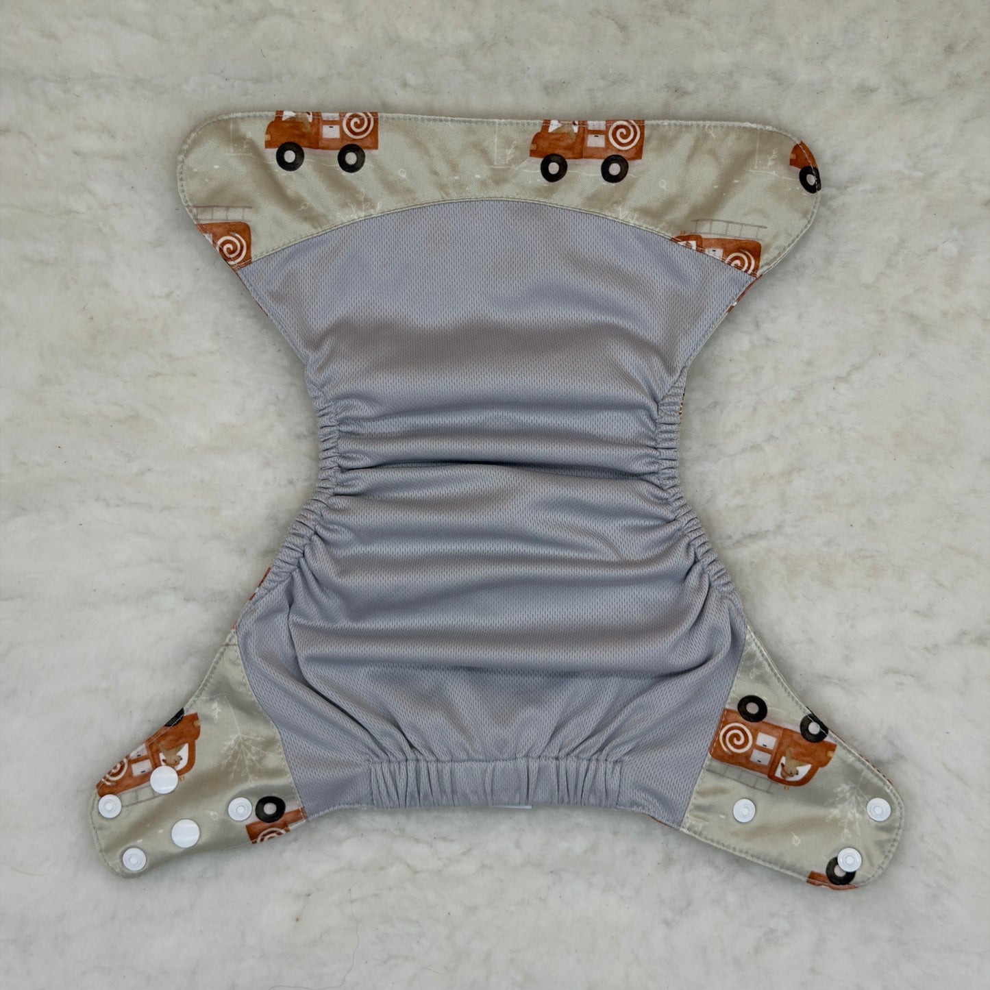 Wickham Wild Firetrucks AWJ Pocket Diaper