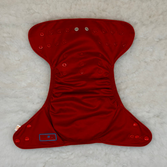 Lil Helper Solid Burgundy The Tank Diaper with Inserts