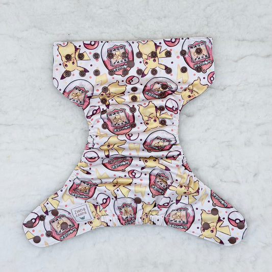 Bunny Bumz Pink Virtual Pet AWJ Pocket Diaper