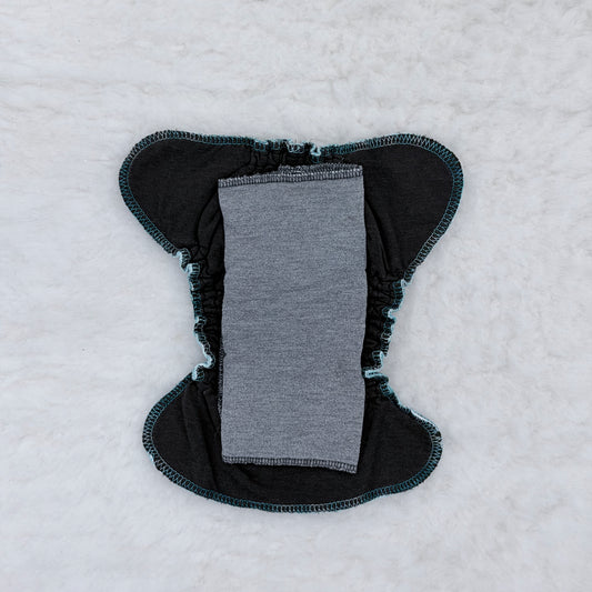 Death's Head Moth Skulls Newborn Fitted Cloth Diaper