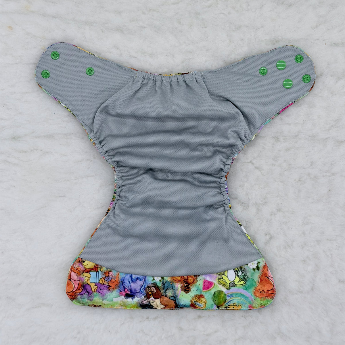 Little Bear Tushies Watercolor Honey Bear and Friends AWJ Pocket Diaper