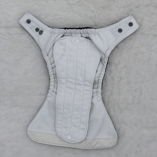 GroVia O.N.E. Charcoal All-in-One Cloth Diaper
