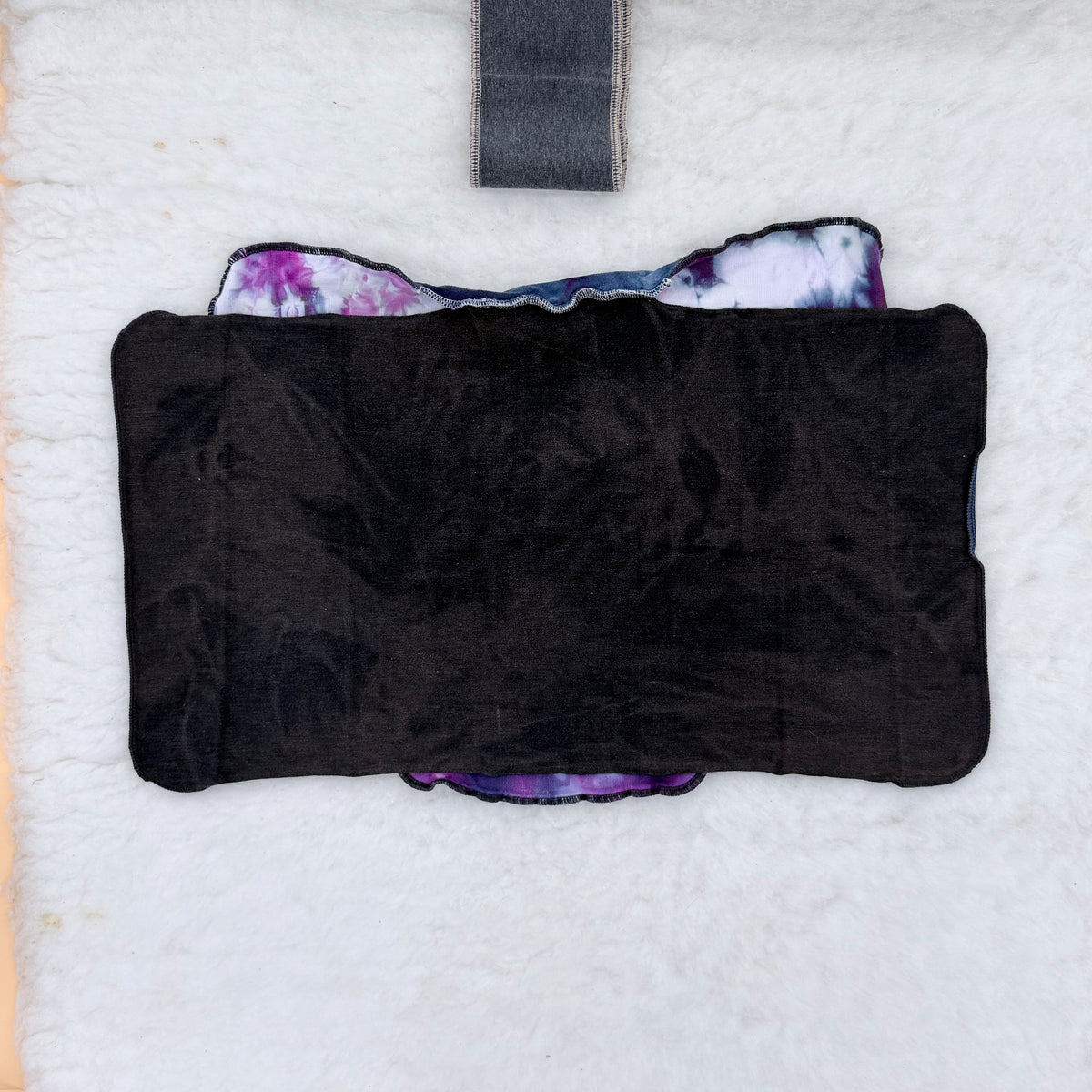Handmade Hand-Dyed Purple Galaxy Ice-Dye Contour Cloth Diaper