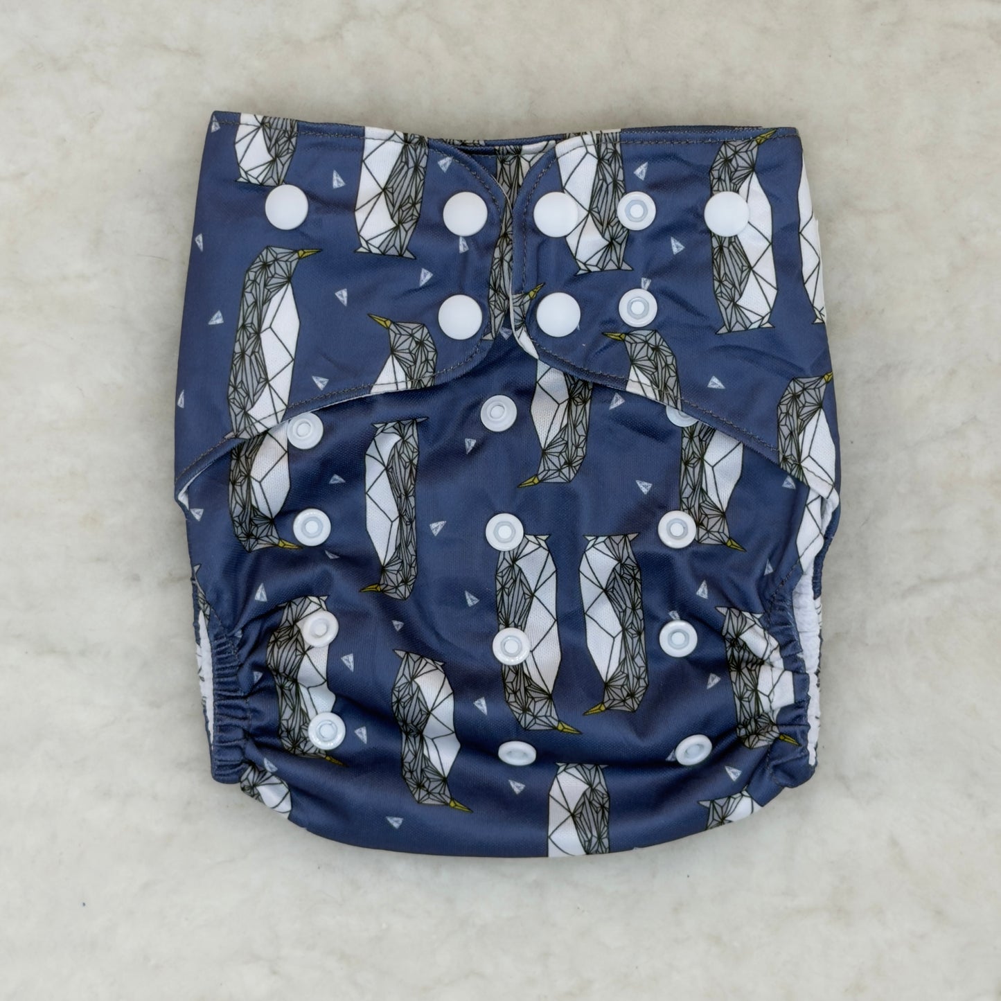 Cedar Valley Cloth Co. Origami Penguins AWJ Pocket Diaper