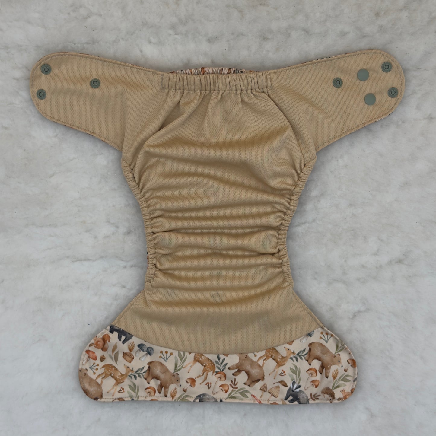 Emerald Cloth Co. Woodland Animals AWJ Pocket Diaper