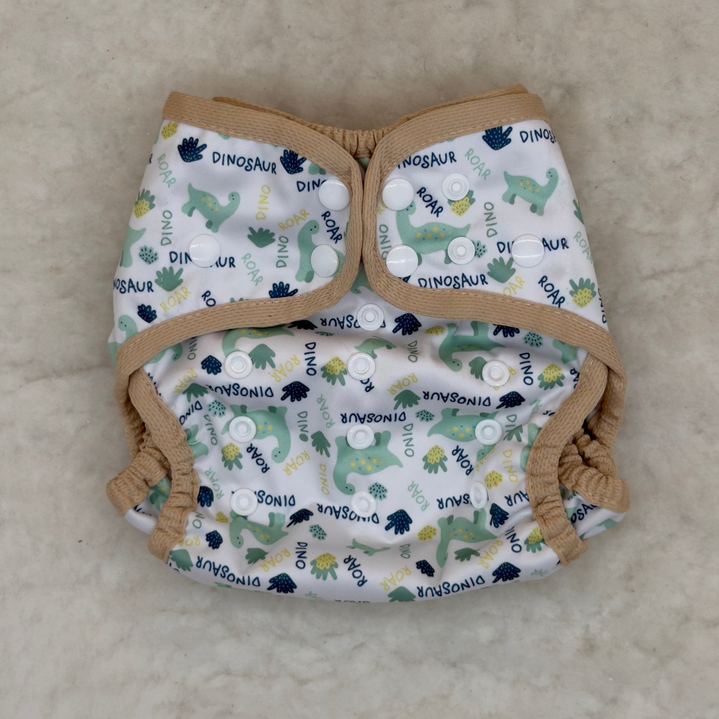 Unbranded One-of-A-Kind Dinosaur Diaper Cover - Brand New