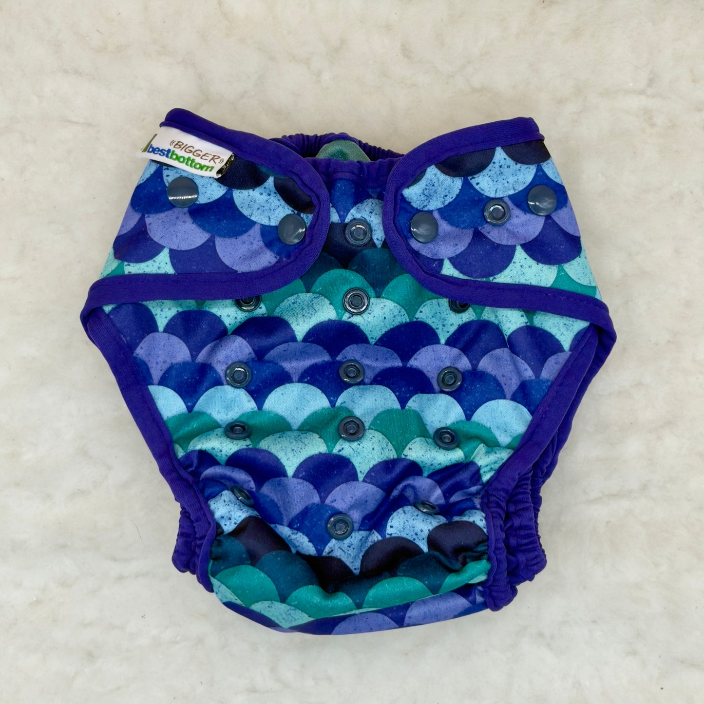 Best Bottom Bigger Fishscale Diaper Cover
