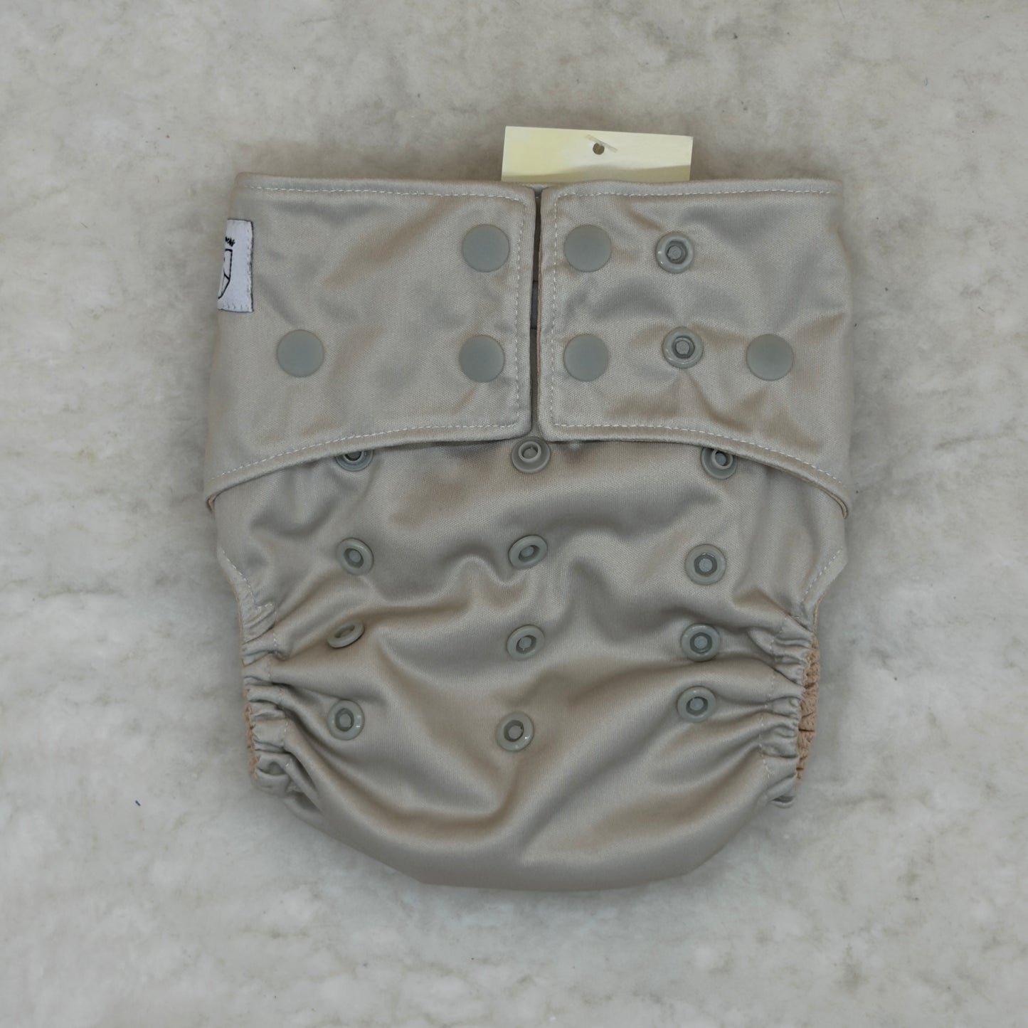 La La Booty Solid Gray AWJ Pocket Diaper - New