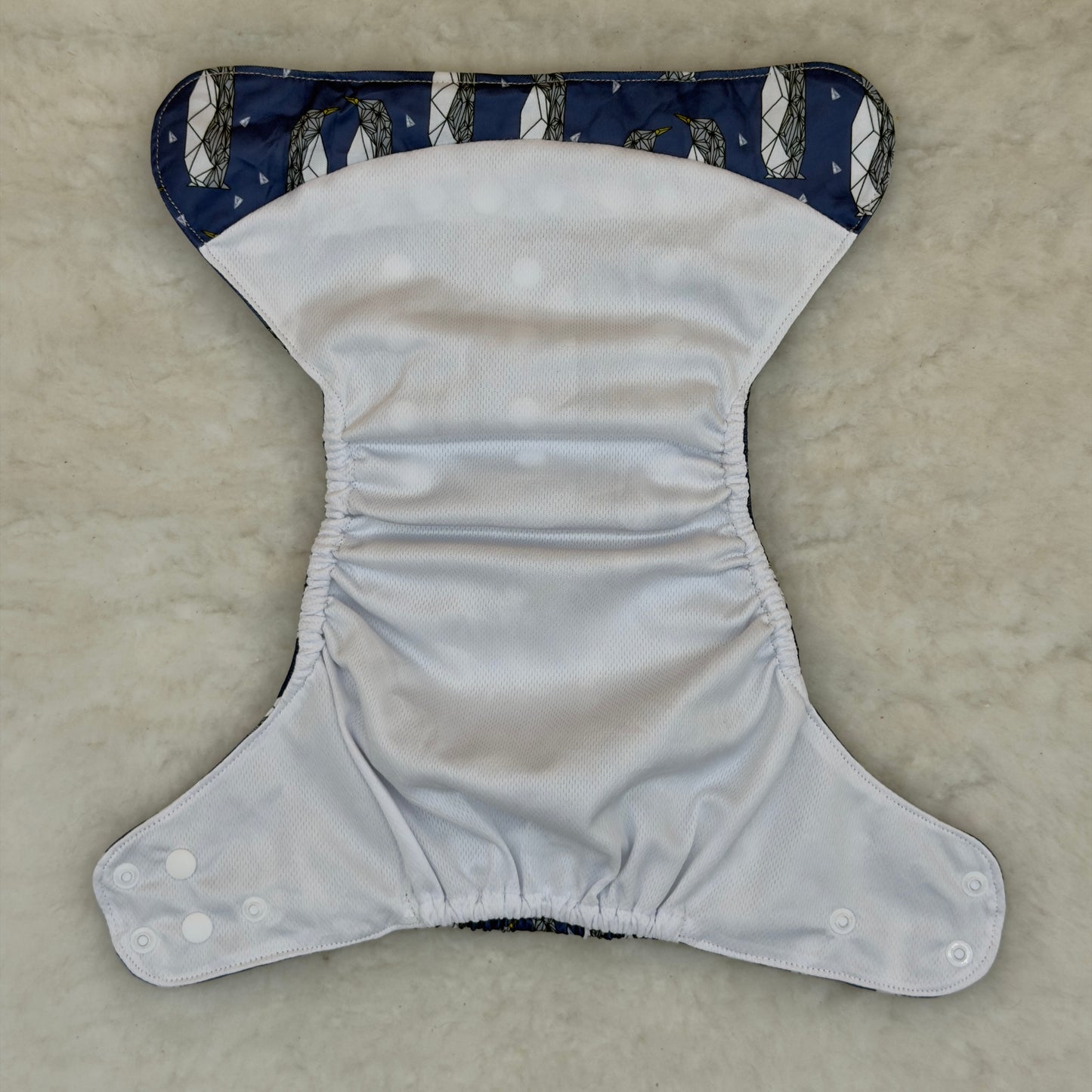 Cedar Valley Cloth Co. Origami Penguins AWJ Pocket Diaper