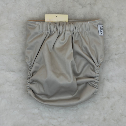 La La Booty Solid Gray AWJ Pocket Diaper - New