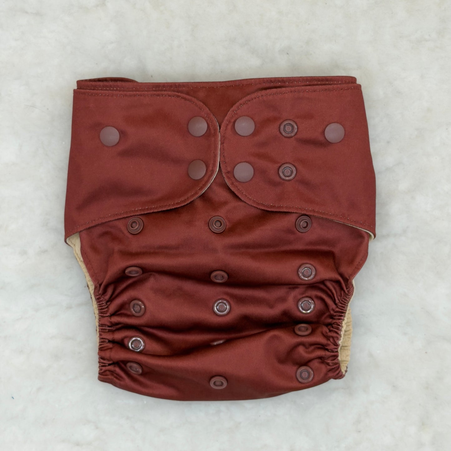 Emerald Cloth Co. Solid Brown AWJ Pocket Diaper