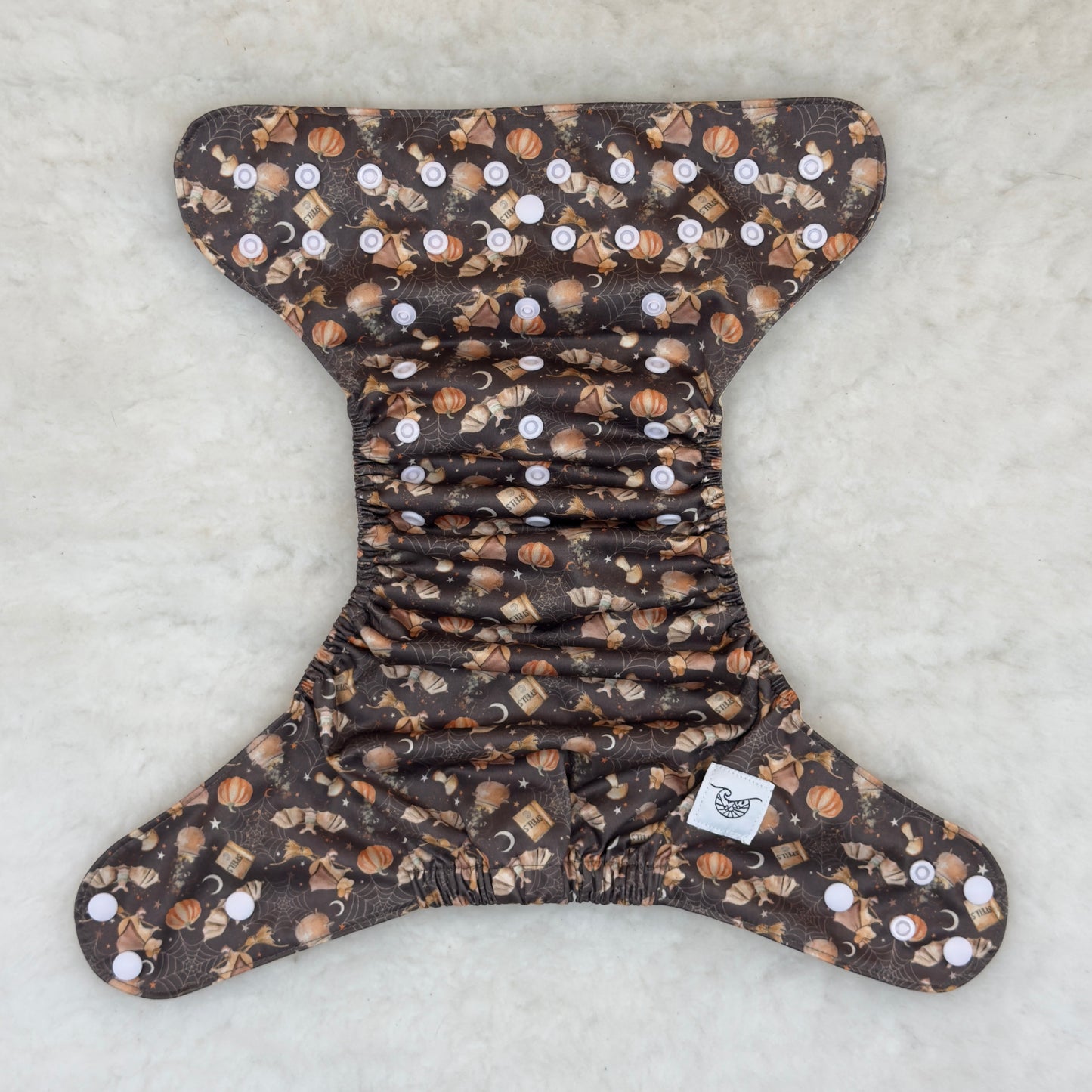 Emerald Cloth Co. Halloween Witchy AWJ Pocket Diaper