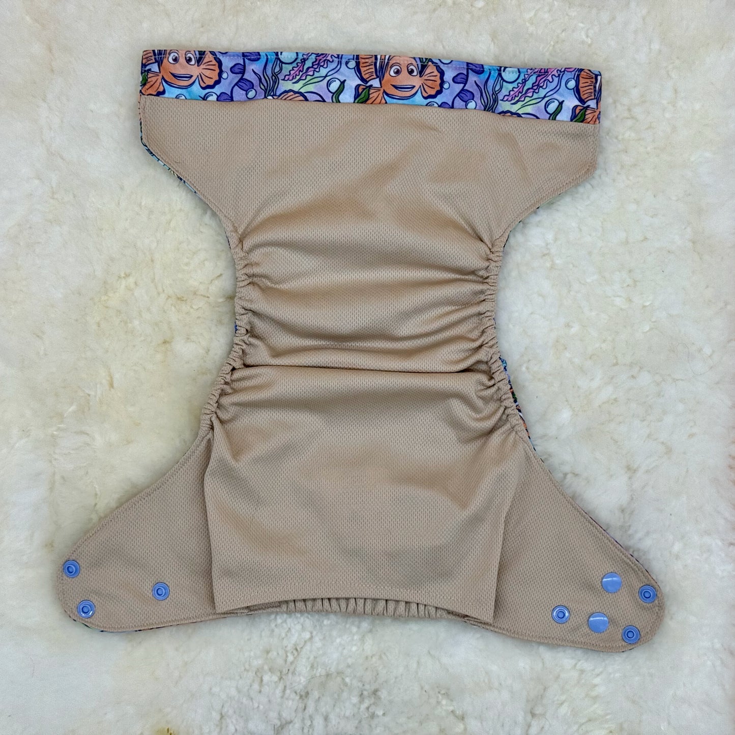 Vida Mia Cloth Sea Friends Nemo Crush Clownfish AWJ Pocket Diaper