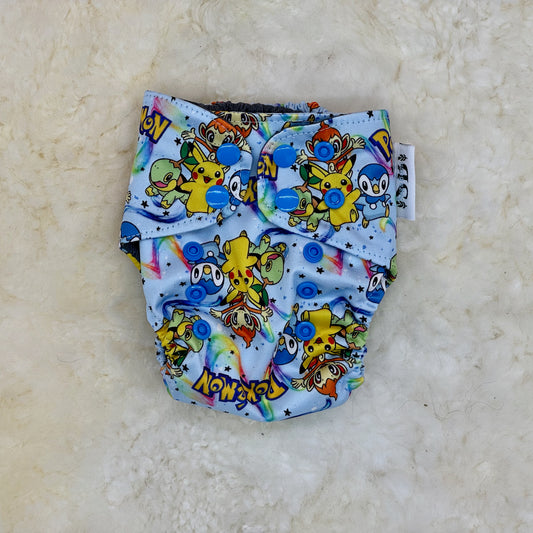 Suga Bums Pokemon All-in-One Newborn AWJ Diaper