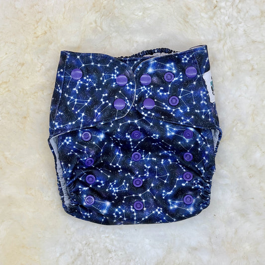 Little Bear Tushies Stars Constellations AWJ Pocket Diaper