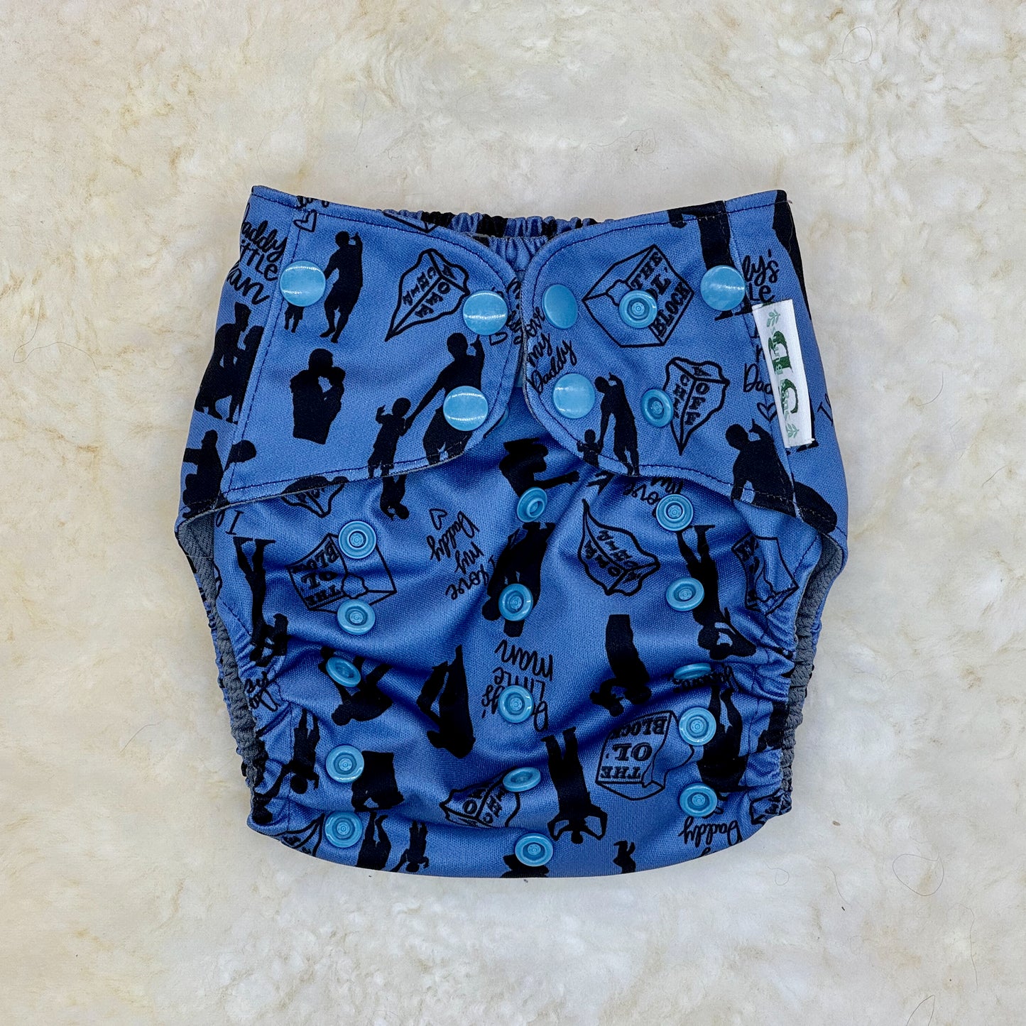 Suga Bums Daddy's Boy Chip Off the Old Block AWJ Pocket Diaper