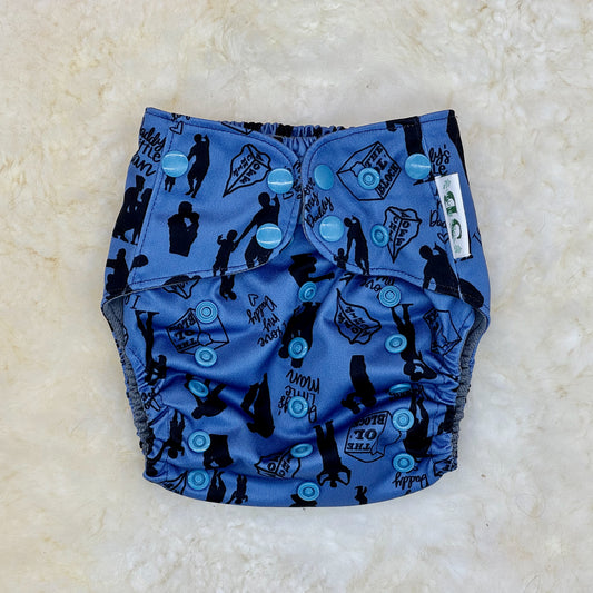 Suga Bums Daddy's Boy Chip Off the Old Block AWJ Pocket Diaper