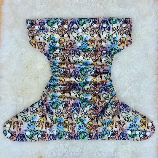 Gordis Tela Watercolor Pokemon XL AWJ Pocket Diaper