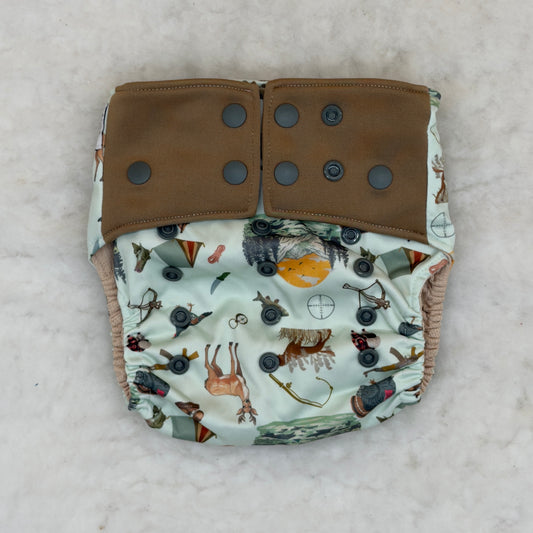 La La Booty Hunting AWJ Pocket Diaper - Brand New