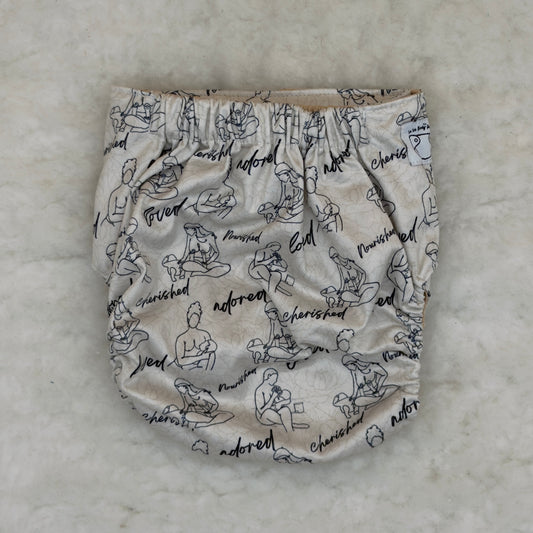 La La Booty Nourished AWJ Pocket Diaper - New