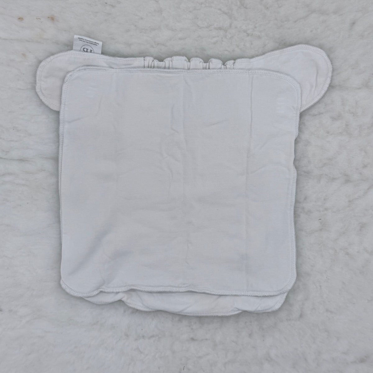 Highland Baby Co Aqua Blue Watercolor Fitted Cloth Diaper
