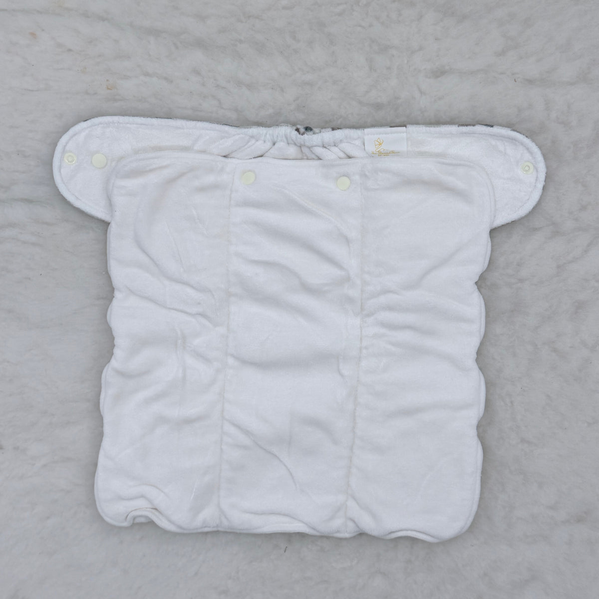 Sew Blessed Bums Checkerboard Plush Fitted Cloth Diaper