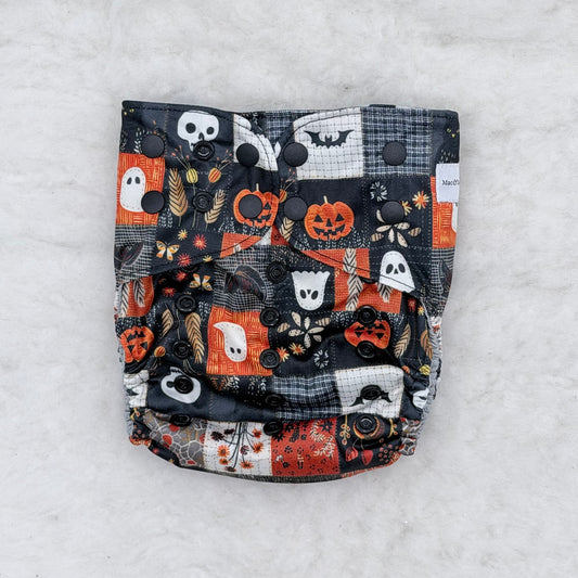 Mac&Madi Halloween Patchwork Pocket Diaper - Brand New