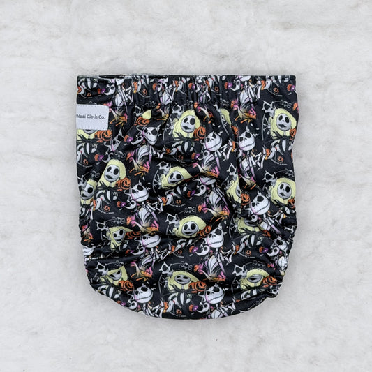 Mac&Madi Pumpkin King Skeleton Pocket Diaper - Brand New