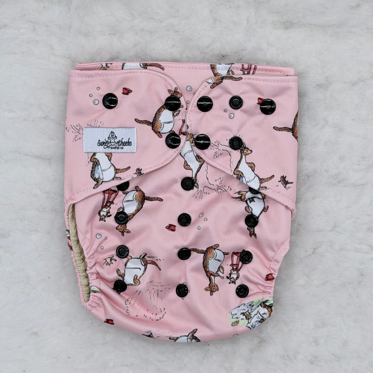 Sweet Cheeks Classic Storybook Friends Pocket Diaper - Brand New