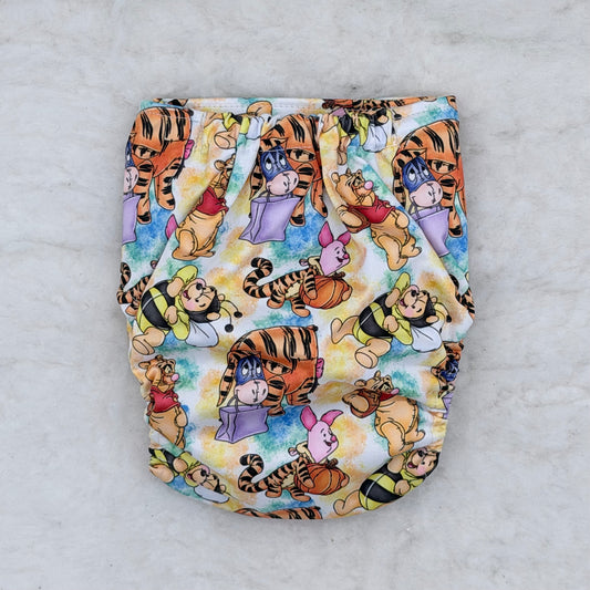 Sweet Cheeks Honey Bear and Friends Halloween Pocket Diaper - Brand New