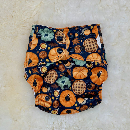 Cutie Caboose Autumn AWJ Pocket Diaper