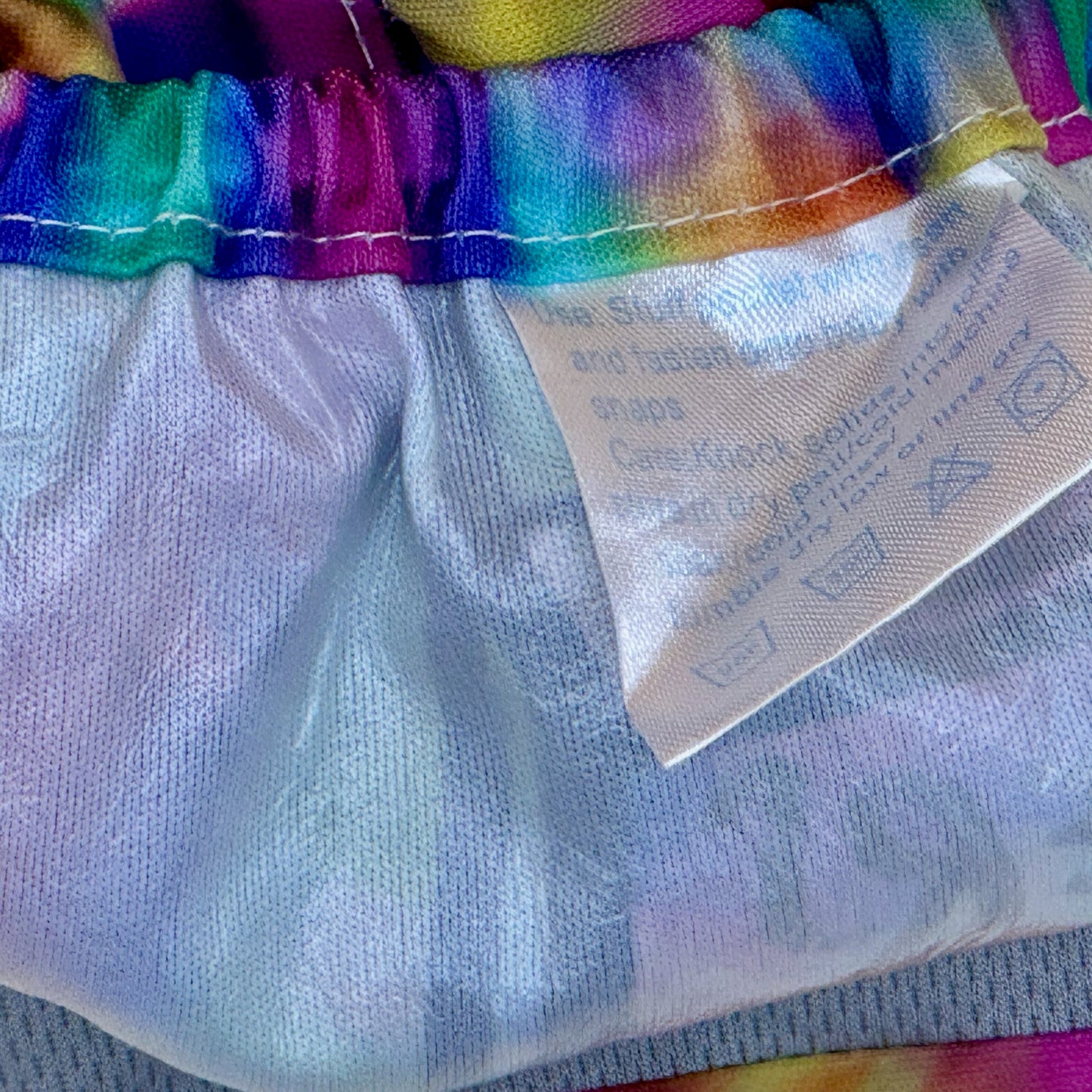 Cutie Caboose Tie Dye Laundry AWJ Pocket Diaper - Questionable PUL