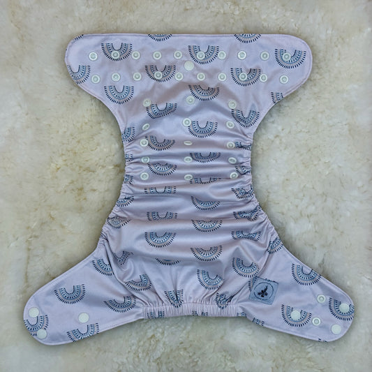 Little Haven Cloth Neutral Rainbow AWJ Pocket Diaper