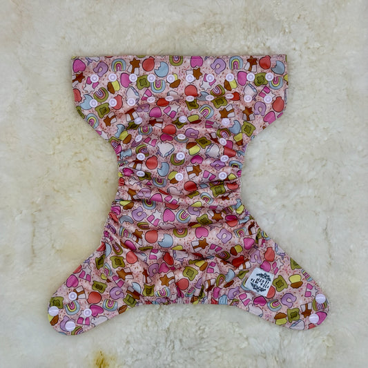 Vida Mia Cloth Lucky Charms Marshmallow AWJ Pocket Diaper