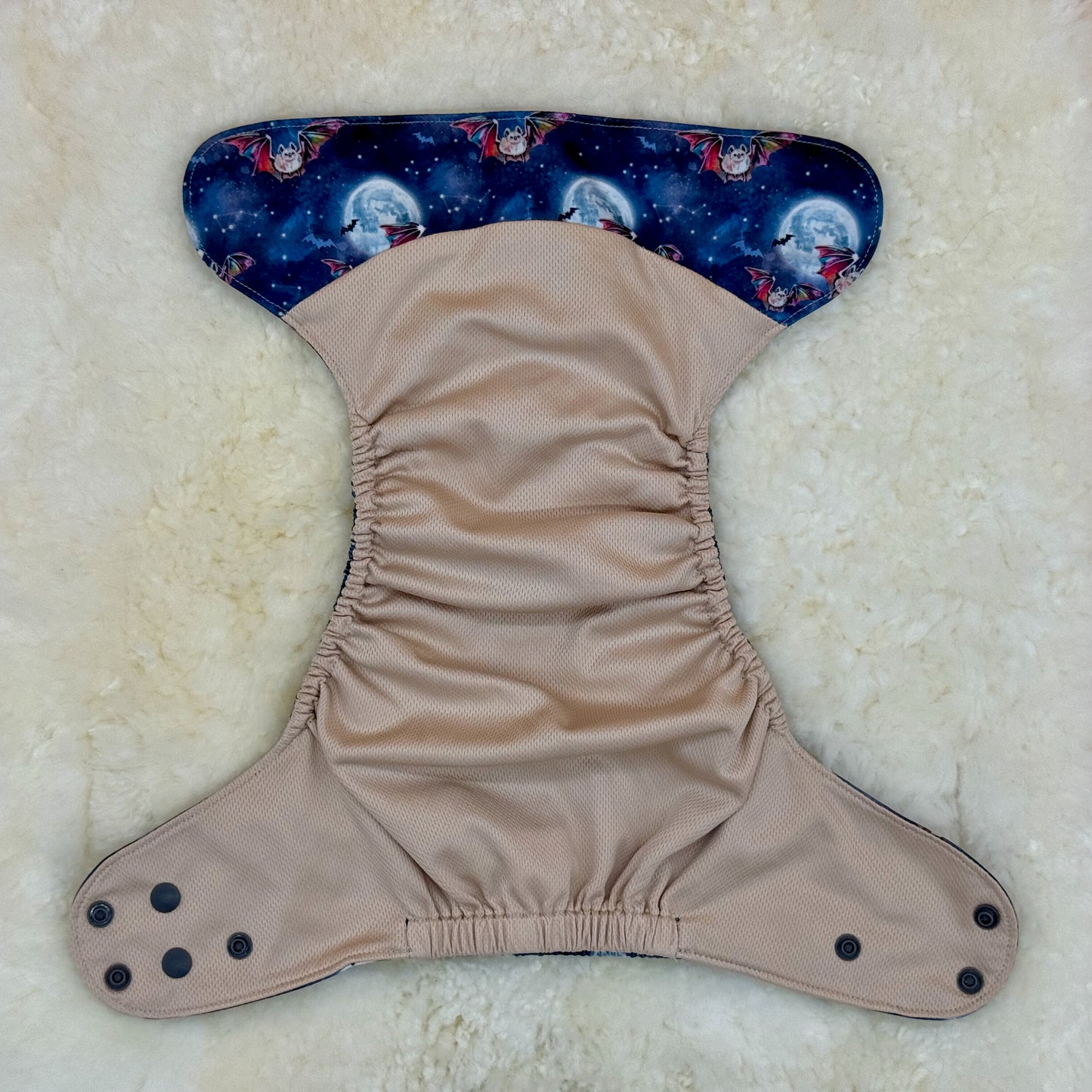 Little Haven Cloth Rainbow Bats AWJ Pocket Diaper