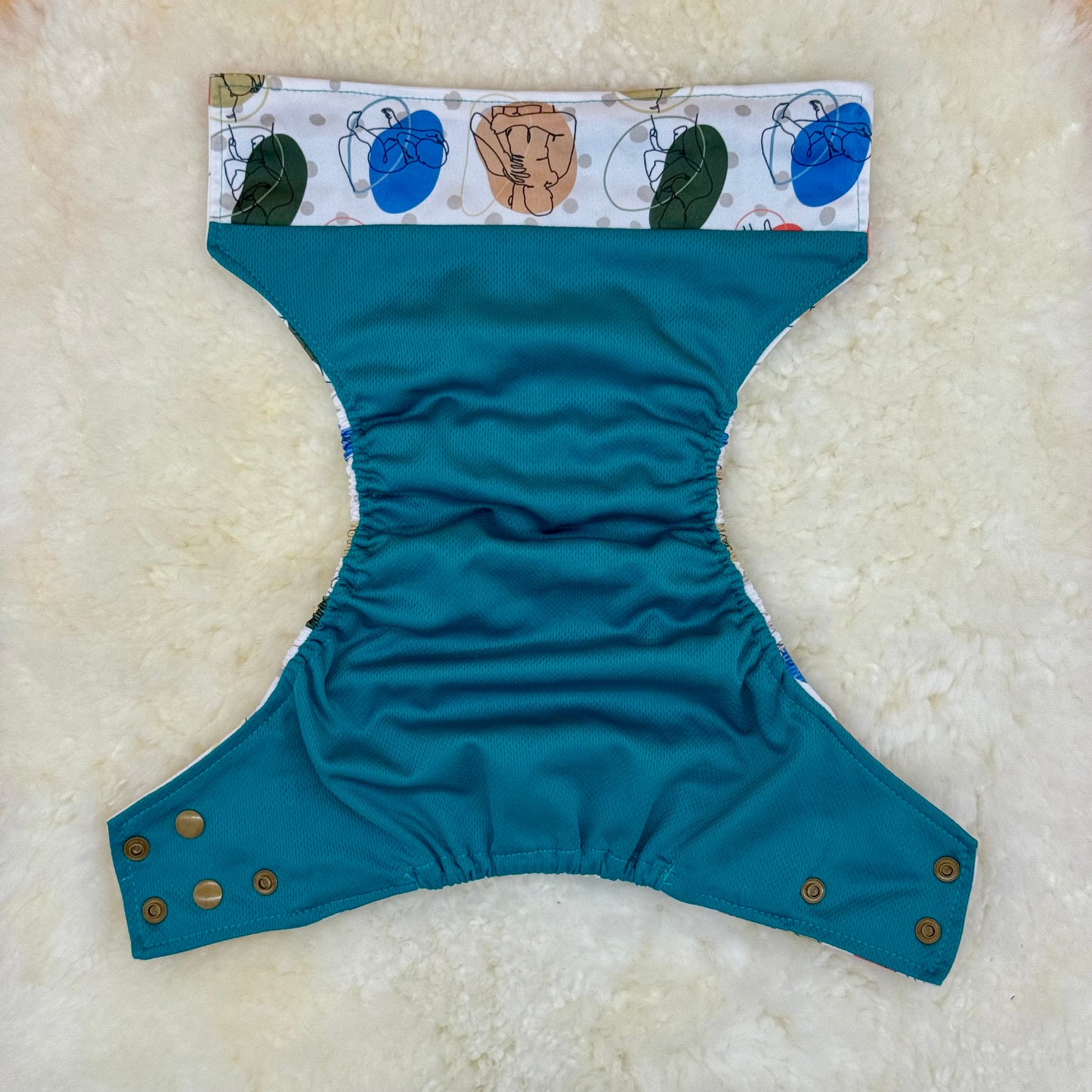 Two Little Hands Co Sign Language AWJ Pocket Diaper