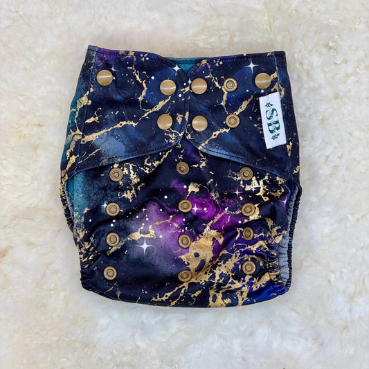 Suga Bum Night Sky Stars Worship AWJ Pocket Diaper