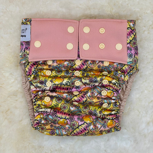 La La Booty Lemonade XL AWJ Pocket Diaper