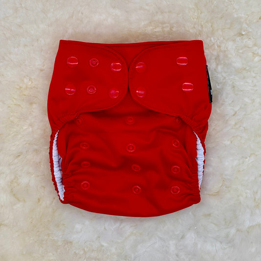 Rig ‘n’ Gig Solid Red AWJ Pocket Diaper