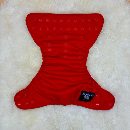 Rig ‘n’ Gig Solid Red AWJ Pocket Diaper