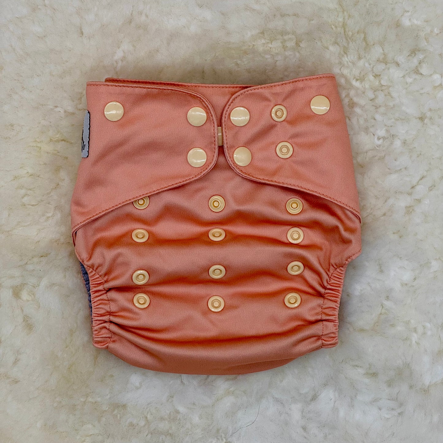 Wickham Wild Solid Light Orange AWJ Pocket Diaper